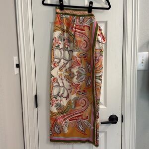 ANTONIO MELANI Clio Scarf Coordinating Wrap Skirt